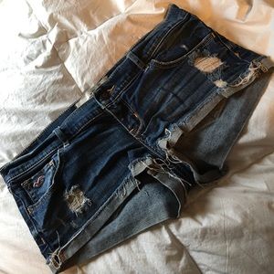 Hollister jean shorts